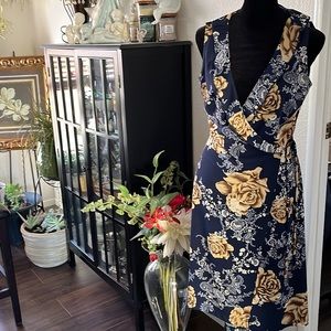 My Michelle wrap dress size medium floral print